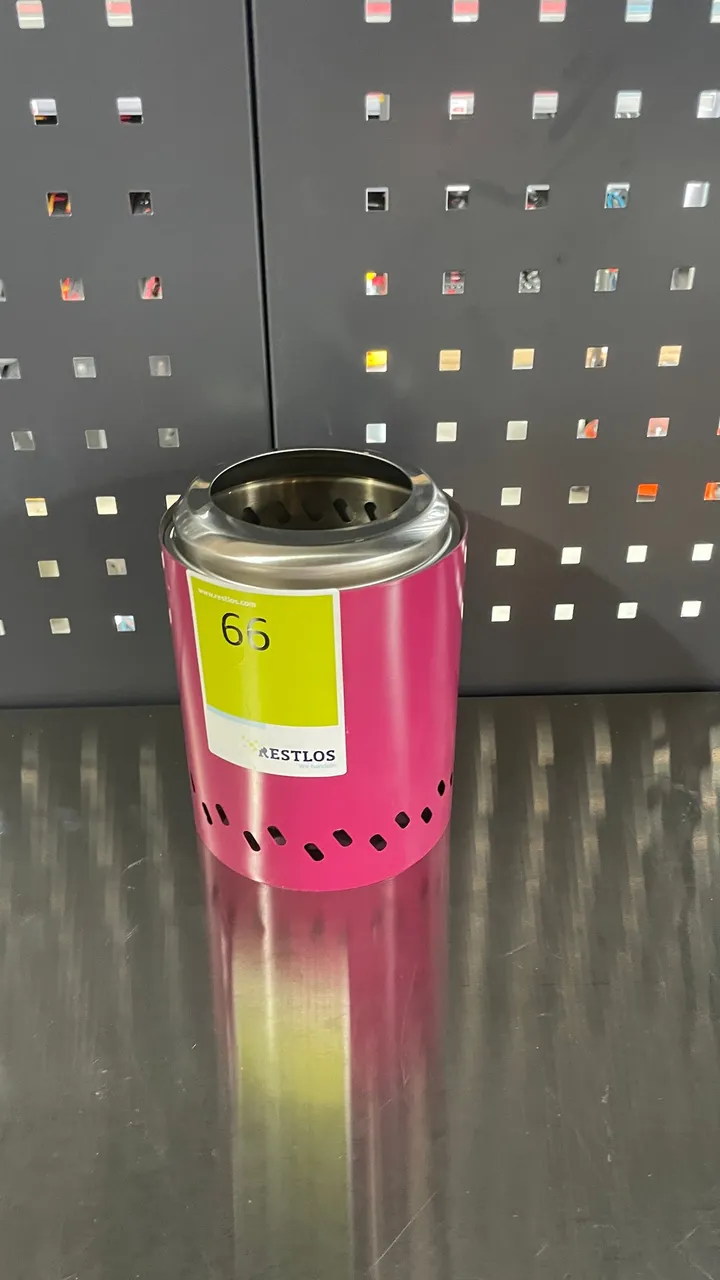 Pellet-Tischfeuerstelle pink